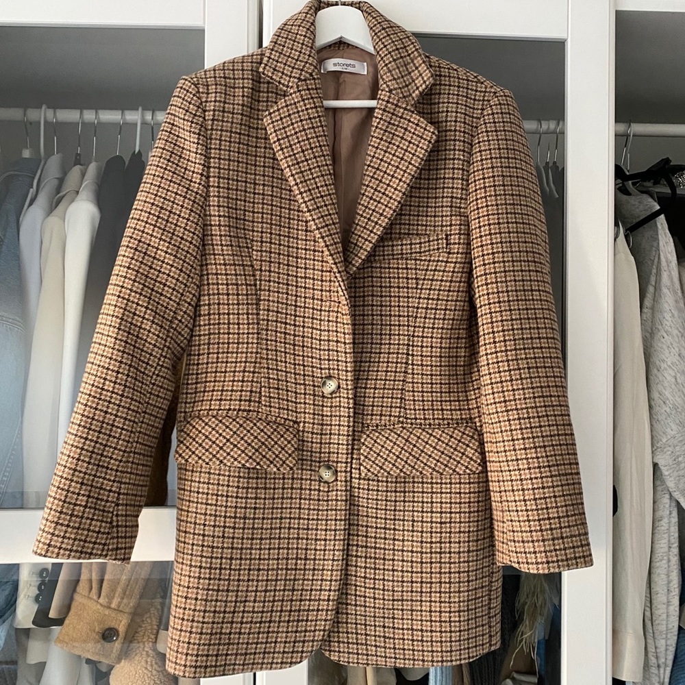 Consigning tomorrow!!! Warm Brown Blazer